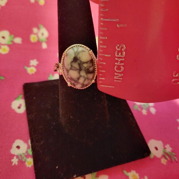 Austrian Pinolith Solitaire Ring - Picture 9 of 10